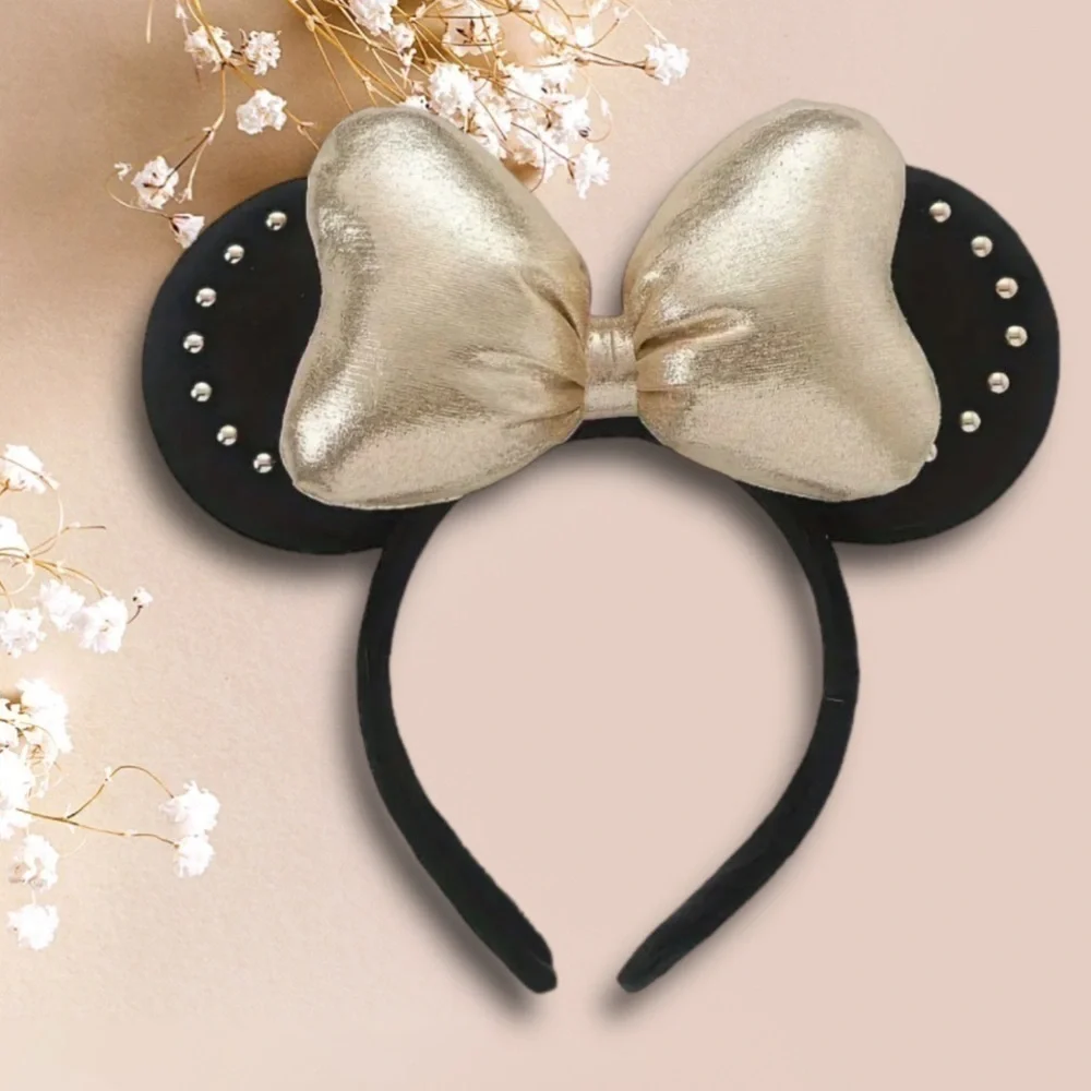 Minnie Mouse Gold and Black Ears